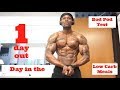 1 DAY OUT - Dropped BodyFat to Sub 2%, Physique Update, Low Carb Meals (Part 1) | Contest Prep Ep.45