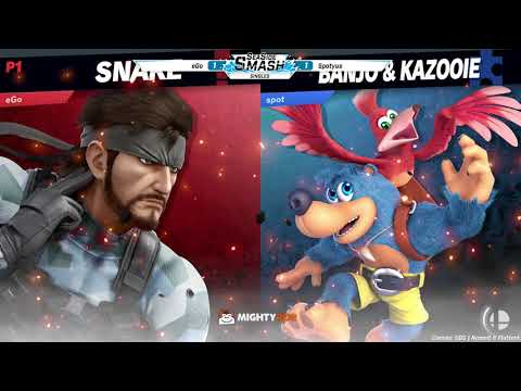SeaSideSmash #4: eGo  (Snake) vs Spotyus (Banjo) – WR3 Smash Ultimate