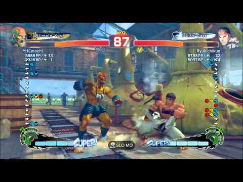 Super Street Fighter 4: Arcade Edition 2012 YHCmochi (Dhalsim) vs Ryukichikun (Ryu) - Ranked Match