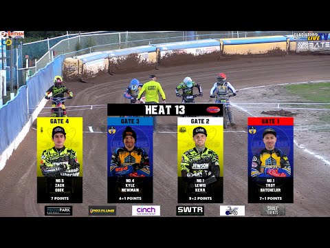 Heat 13 | Plymouth vs Berwick | CAB Direct Championship | GLADIATORS TV 2024
