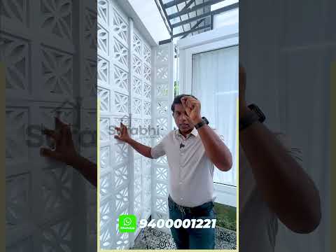 Jali is made from different products! | Homeo Dr.Greeshma വീട്😍 | Surabhi Innovation