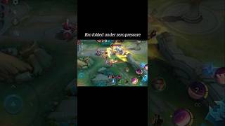 bro folded under zero pressure #mlbb