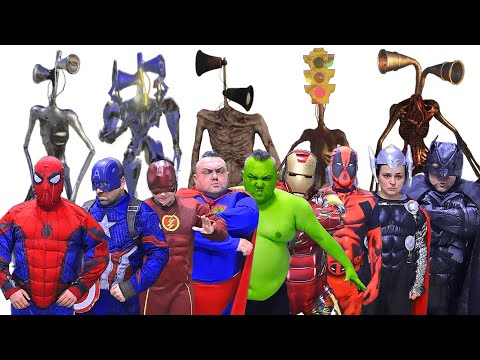 Superheroes And Team Siren Head - Movie