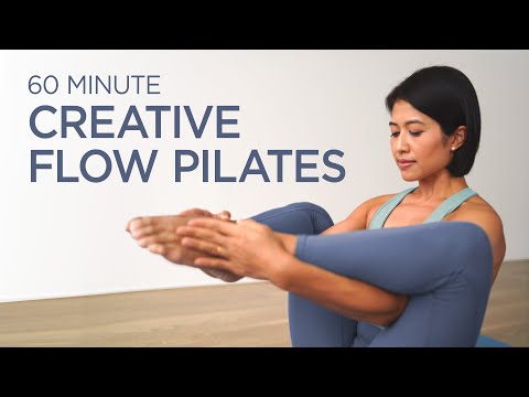 60 minute Creative Flow Pilates | Pilates Live Workout