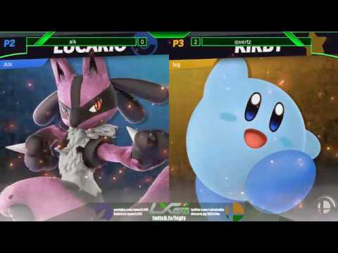 Alk (Mewtwo/Lucario) vs qwertz143 (Kirby) - Smash Ultimate @ LXG 6