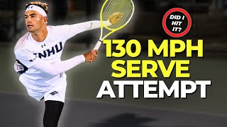 I Trained 19 Days to Hit a 130 MPH Serve