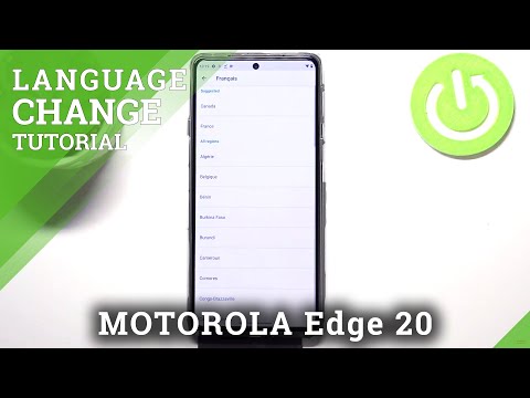 How to Change System Language on MOTOROLA Edge 20 – Manage Language Settings
