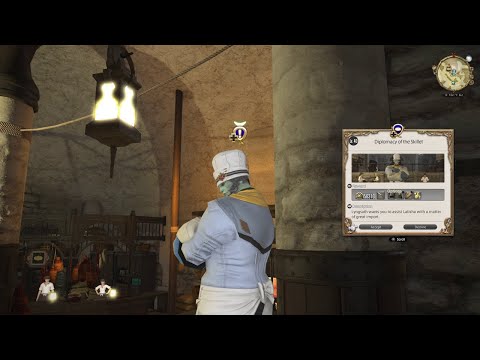 FFXIV Culinarian Class Quest: Diplomacy of the Skillet