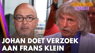 Johan doet bijzonder verzoek aan nieuwe Talpa-directeur Frans Klein: ‘Morgen is 
