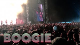 BROCKHAMPTON performing "BOOGIE" LIVE at Leeds festival 2018 (BIG MOSH PIT!)