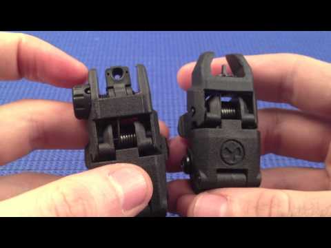 Review of PTS Magpul Back UP Sights (MBUS) Gen 1