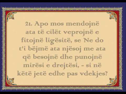 45. Surja El-Xhathijeh (Gjunjëzimi) Kuran Shqip