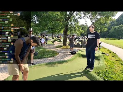 THE RETURN OF MINIGOLF IRL W/ ALLIANCE FAMILY (ADMIRALBULLDOG, LODA, KELLY AND CHEF KEN)