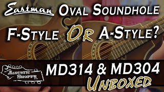 Video thumbnail for Eastman MD304 & MD314 | Which Is Right For You? | Eastman Mandolin Review by The Acoustic Shoppe