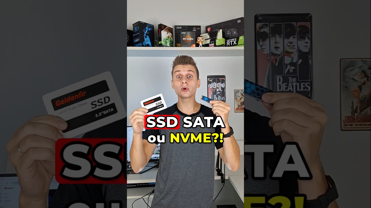 SSD SATA ou NVMe? Qual a DIFERENÇA e qual ESCOLHER?