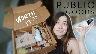 Is PUBLIC GOODS worth it? | Haul + Review