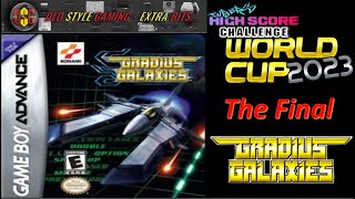 Tubers High Score Challenge World Cup 2023 Final Gradius Galaxies GBA