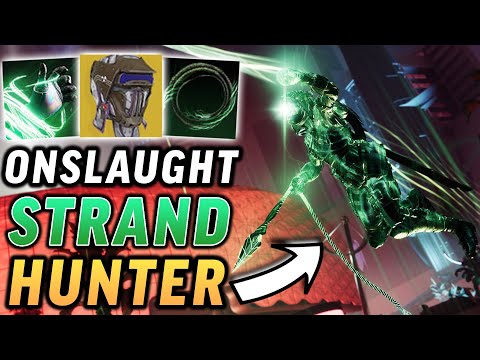 The INSANE Strand Hunter Onslaught Build! [Destiny 2 Into The Light]