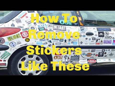 DIY Sticker & Vinyl Remover