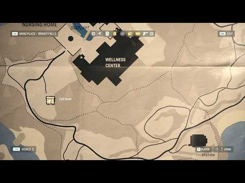 Alan Wake 2 – Wellness Center Bunker Woods Cult Stash Key Location