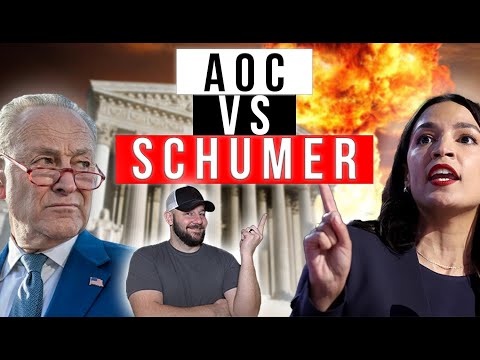 DEVELOPING: Dem Civil War Escalates... Dems Turn On SCHUMER & Want AOC To PRIMARY HIM... SPICY Thumbnail