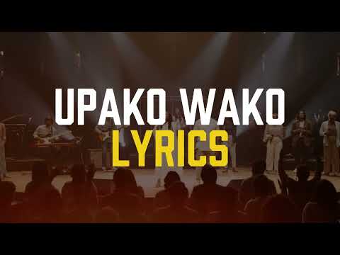 Upako Wako | Powerful Swahili Worship (Lyrics Video)