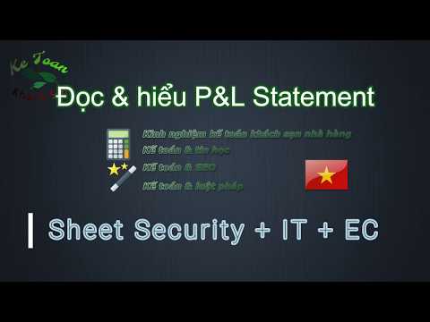 004 Sheet Security & Sheet IT & Sheet EC  | Ke Toan Khach San 💲