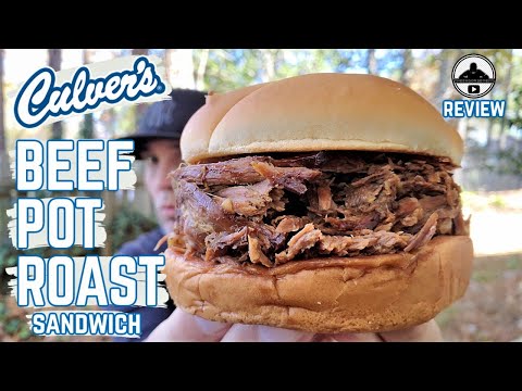 Culver's® BEEF POT ROAST SANDWICH Review! 🥩🥪😋