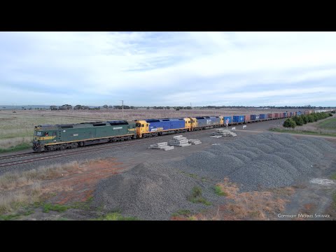 7902V Mildura To Melbourne Container Train G520 G525 BL27 (22/7/2022) - PoathTV Australian Railways