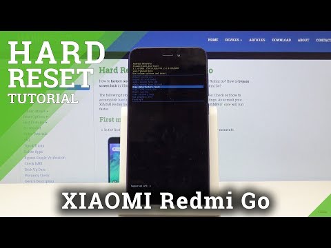 Factory Reset XIAOMI Redmi Go - How to Wipe Data