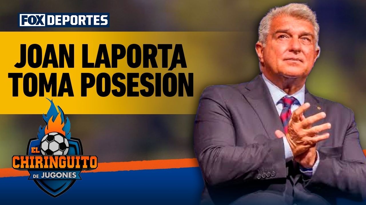 JOAN LAPORTA ya es presidente del BARCELONA, muy cercano a JAVIER TEBAS y LA LIGA | El Chiringuito