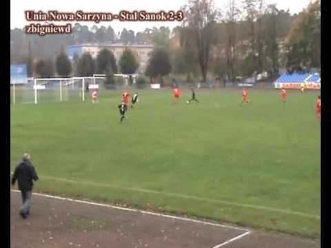 Unia Nowa Sarzyna - Stal Sanok 2-3 (U:Radawiec,Juda) 11k.III Ligii 2009/2010 21.10.2009r.