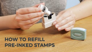 How to Refill Pre-Inked Stamps