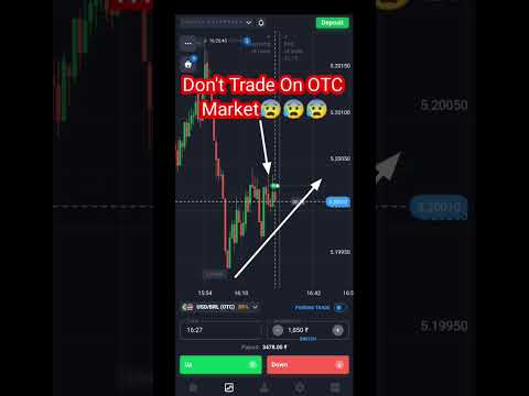 Don't Trade On OTC Market😰😰😰 #binaryoption #quotex #binomo #viral #shorts