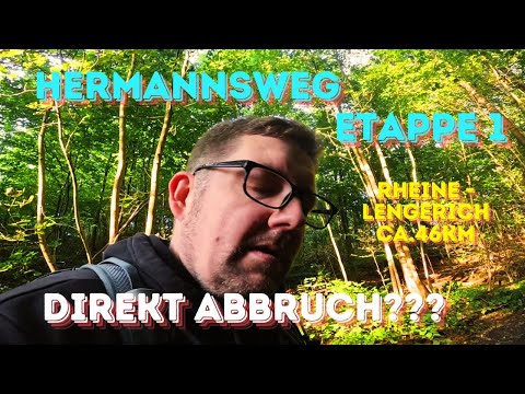 Hermannsweg Etappe 1: Von Rheine nach Lengerich – Eine unerwartet harte Wanderung!