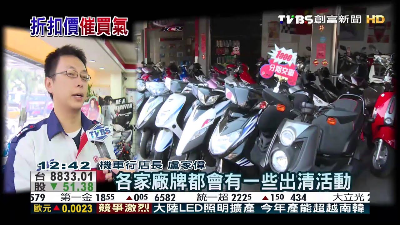 冬天機車折扣季　品牌用力出清庫存