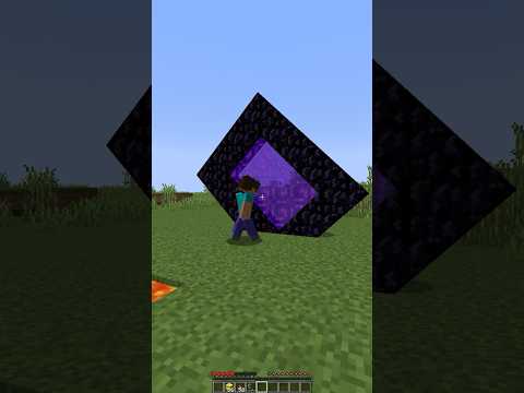 Jerry Summons Herobrine in Curved Portal!! #Shorts