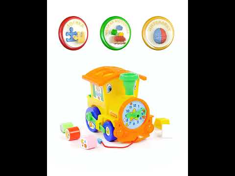 Миниатюра изображения товара Сортер Полесье Занимательный паровоз / 6189 (в сеточке)