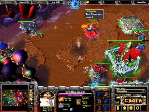 Lordo (Orc) vs Agatha (HU) - WarCraft 3 - Showcase Match - WC507