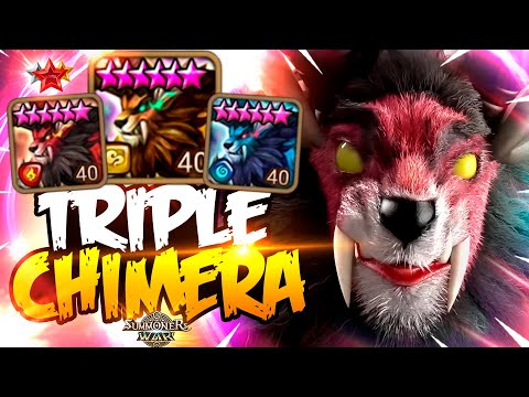 CABRERA Destroys Enemies with BUFFED CHIMERAS - Summoners War