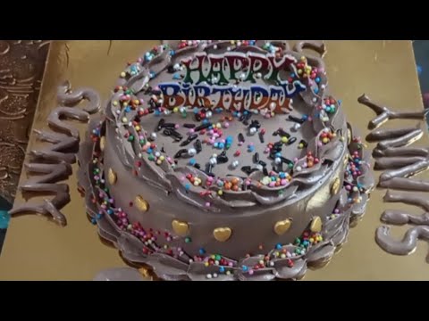 सिंपल चॉकलेट ट्रफल केक न्यू डिजाइन! how to make simple chocolate truffle cake new design!