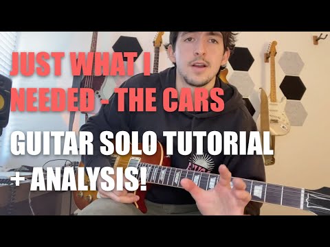 Just What I Needed - The Cars GUITAR SOLO LESSON + ANALYSIS