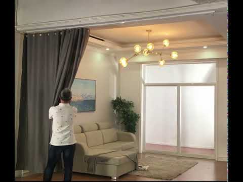 How To Divide Room with ChadMade Ceiling Track Curtain Kit