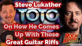 Steve Lukather On Coming Up With Great Guitar licks – His Answer Was Perfect