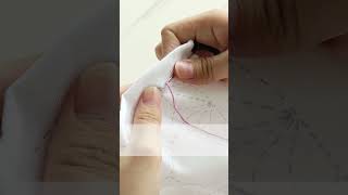 刺し子初心者必見！刺しはじめのやり方　#shorts #sashiko  #刺し子 #howto
