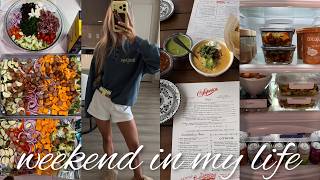 vlog: bloodwork, movie date night, smoothie favs, work week meal prep + how I save when shopping!