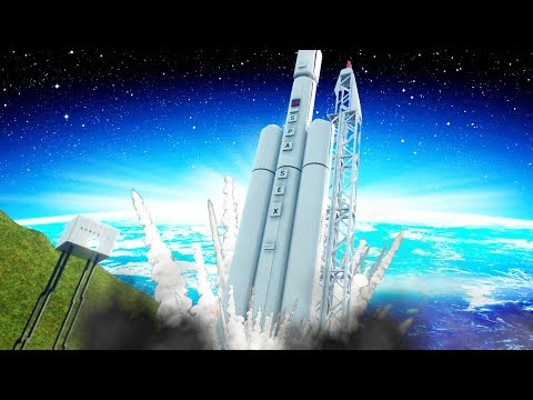 Three Best Friends Head Out on a Mission Into Space to Land on Lego Mars in Brick Rigs!