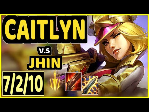FORG1VEN (CAITLYN) vs JHIN - 7/2/10 KDA BOTTOM ADC GAMEPLAY - EUW Ranked MASTER