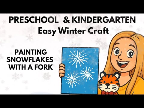 Aesthetic Snowflake Preschool Fun