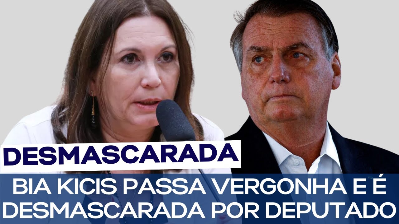BIA KICIS PASSA VERGONHA E É DESMASCARADA POR DEPUTADO